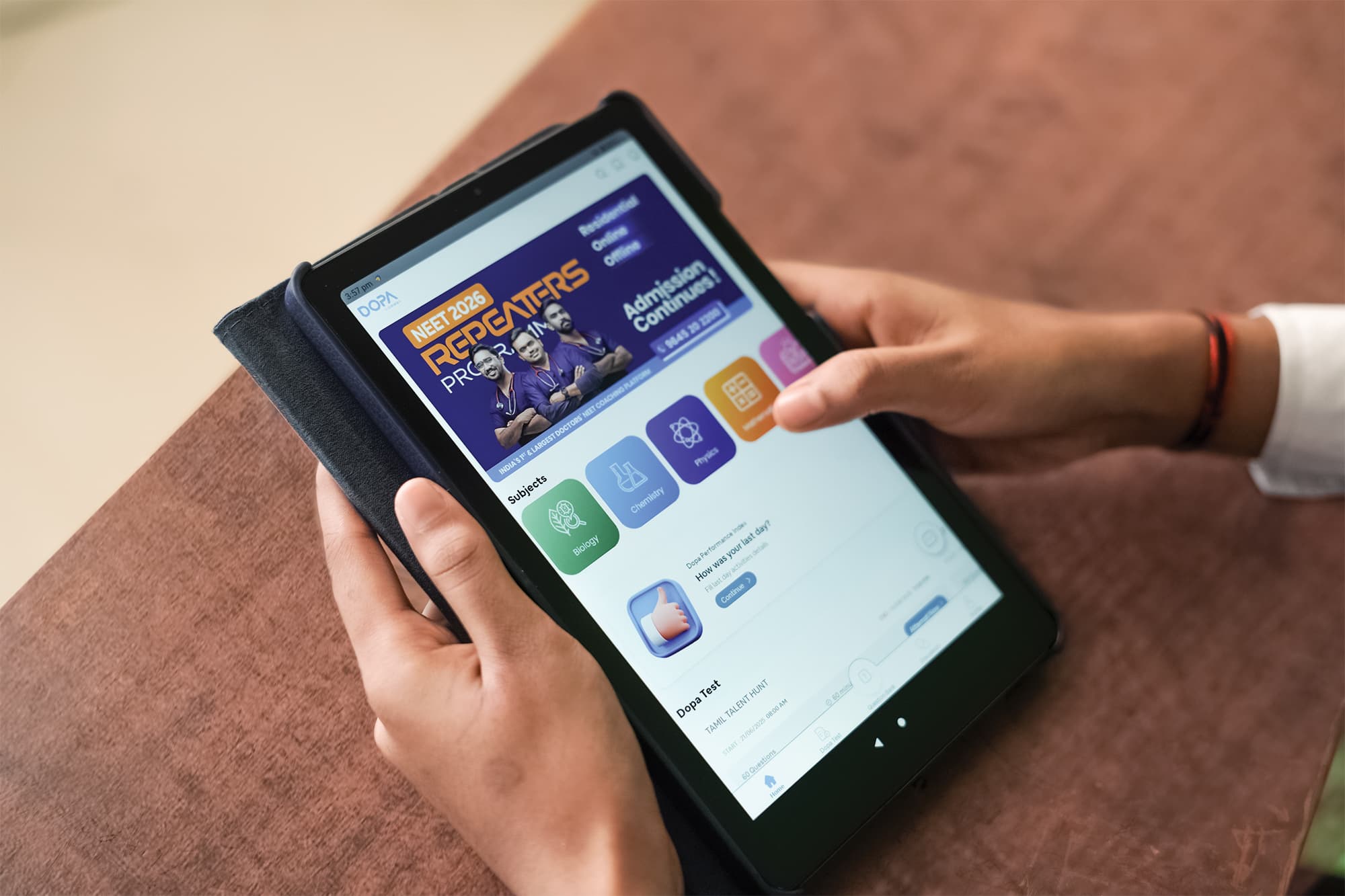 DOPA Test Series tablet